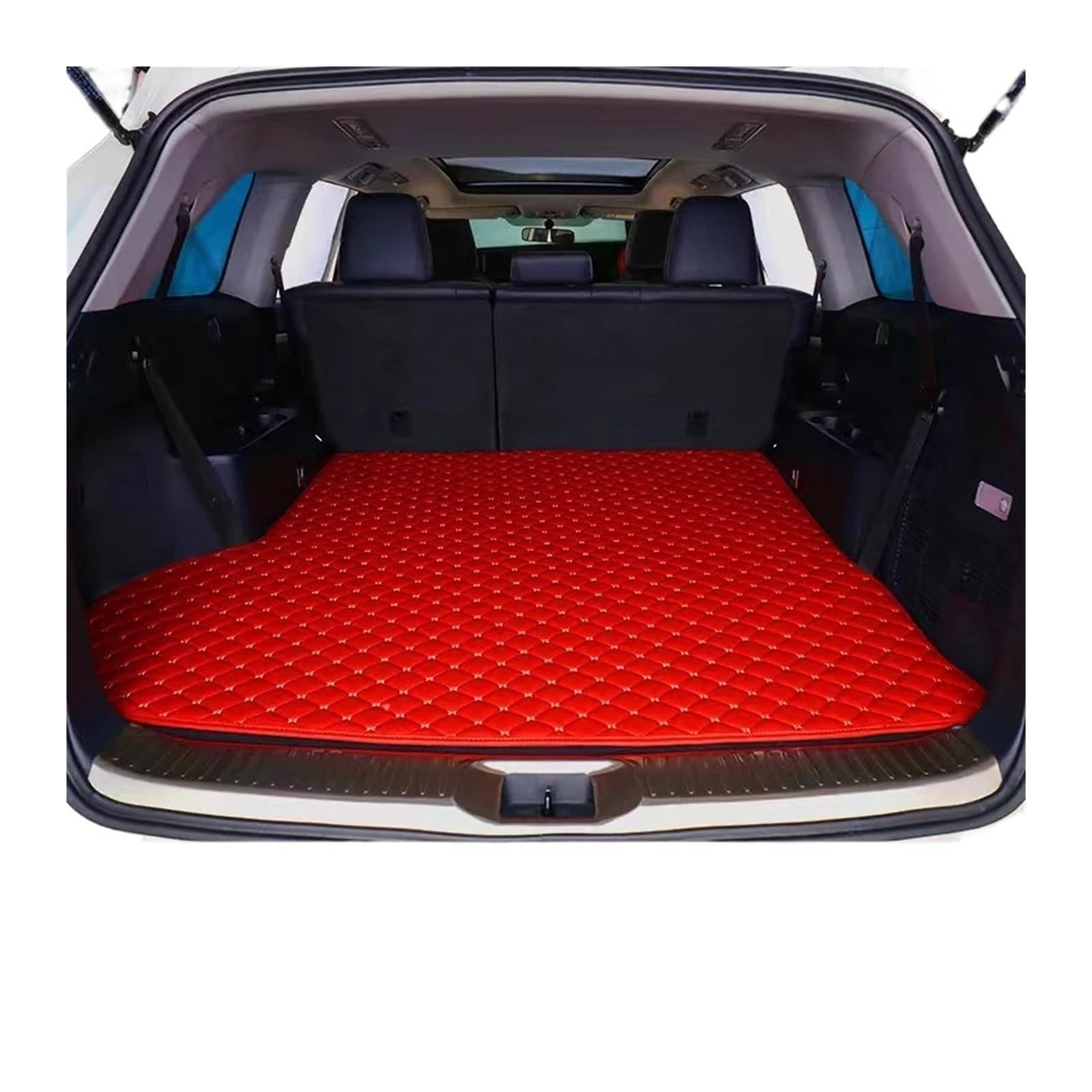 Car Trunk Liner Auto-Kofferraummatten Fit für Kia Stinger Cerato Ev6 Rio Seltos Ceed Auto Boot Interior wasserdichte Schutzpolster Kofferraumwanne(Color 4) von XFYESL