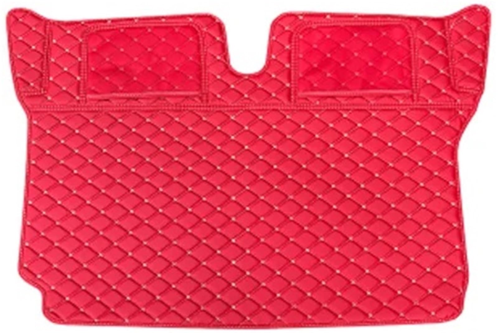Car Trunk Liner Auto Leder Material Auto Hinten Matte Stamm Fit Für Smart 451 Smart 453 Fortwo 2009-2020 Kofferraumwanne(Red-451-fully) von XFYESL