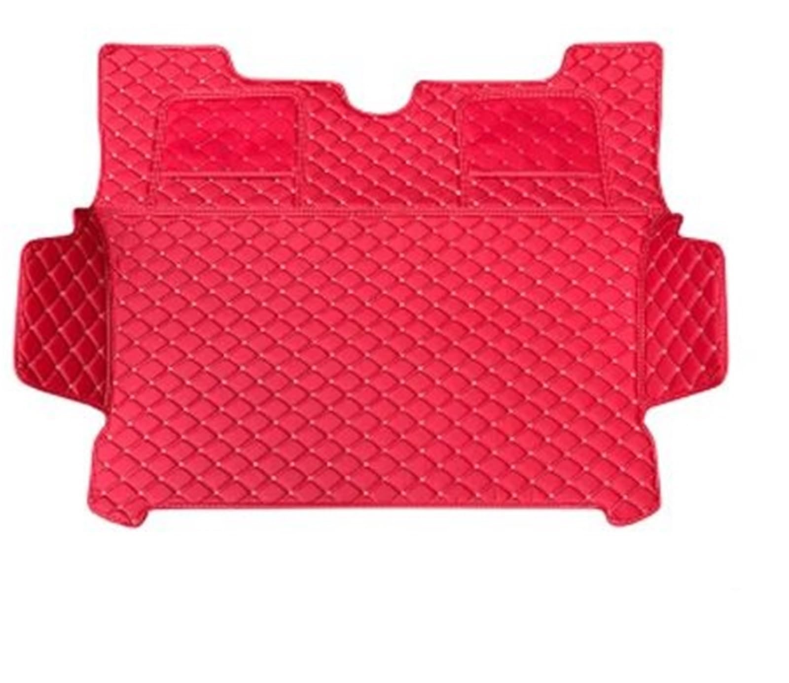 Car Trunk Liner Auto Leder Material Auto Hinten Matte Stamm Fit Für Smart 451 Smart 453 Fortwo 2009-2020 Kofferraumwanne(Red-453-fully) von XFYESL