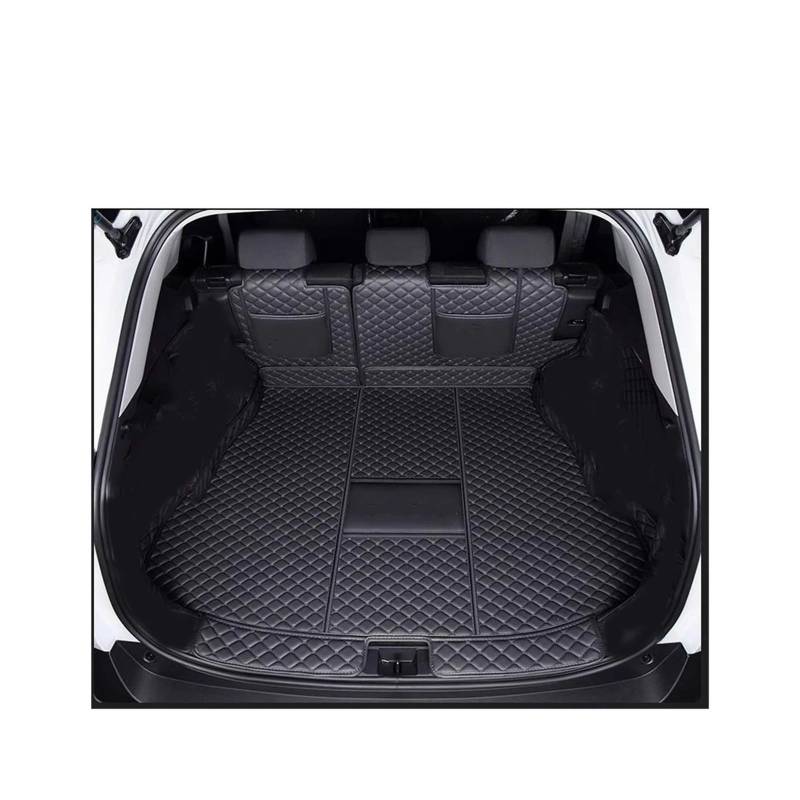 Car Trunk Liner Fit Für Toyota RAV4 2024 2025 Zubehör Kraftstoff PHEV Vollständige Abdeckung Cargo Liner Auto Innen Modifikation Kofferraumwanne(Half Black,Fuel) von XFYESL