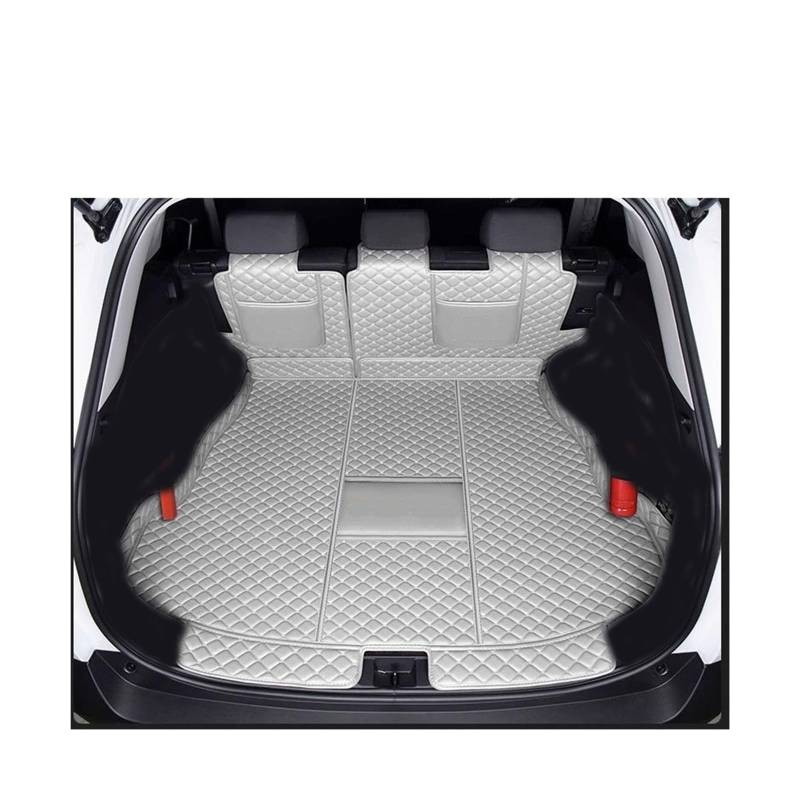 Car Trunk Liner Fit Für Toyota RAV4 2024 2025 Zubehör Kraftstoff PHEV Vollständige Abdeckung Cargo Liner Auto Innen Modifikation Kofferraumwanne(Half Gray,Fuel) von XFYESL