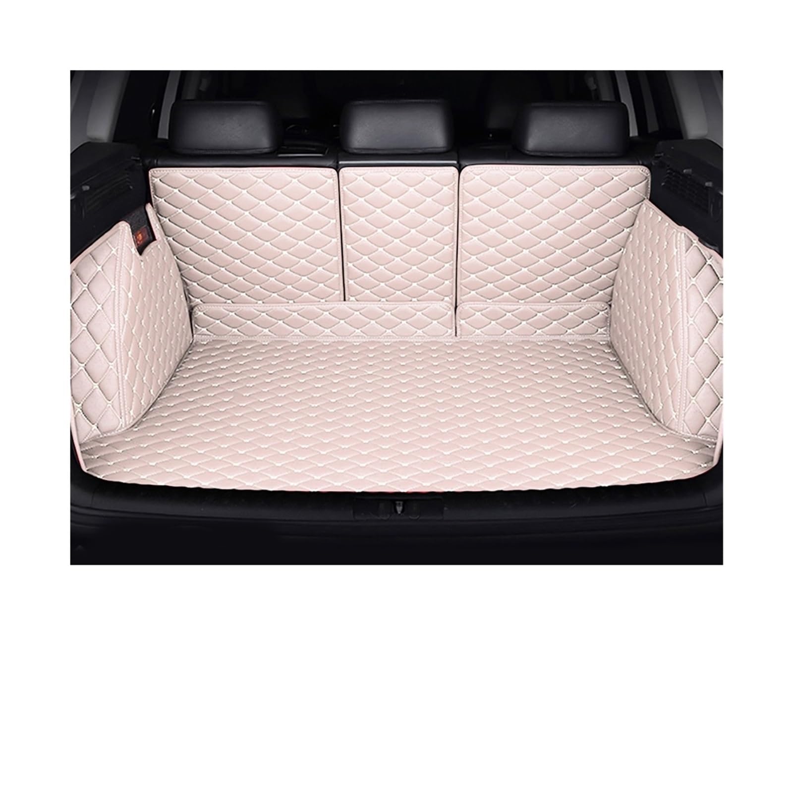 Car Trunk Liner Full Wrap Leder Kofferraummatte FIT Für Ford S-max 2006-2016 Auto Zubehör Kofferraumwanne(M) von XFYESL
