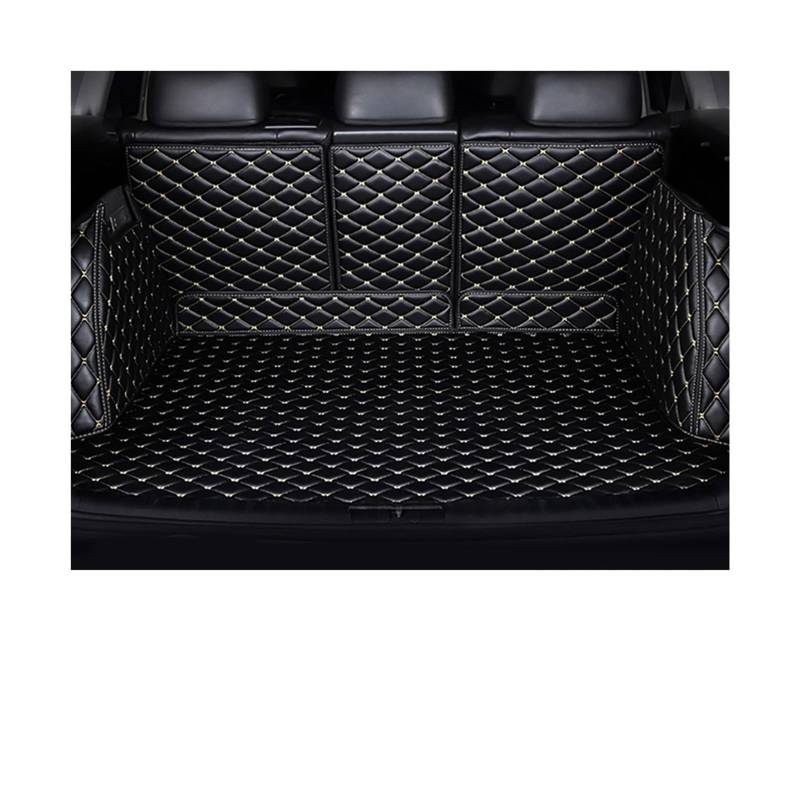 Car Trunk Liner Full Wrap Leder Kofferraummatte FIT Für Ford S-max 2006-2016 Auto Zubehör Kofferraumwanne(O) von XFYESL