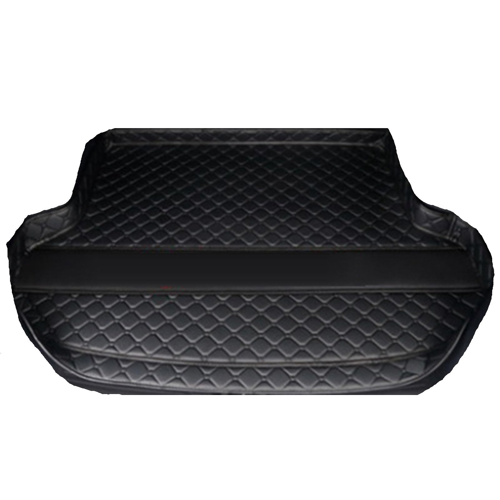Car Trunk Liner Hohe Seite Kofferraummatte Fit Für Jaguar XF 2008 2009 2010 2011 2012 2013 2014 2015 Cargo-Liner Teppich Innen Kofferraumwanne(Black) von XFYESL