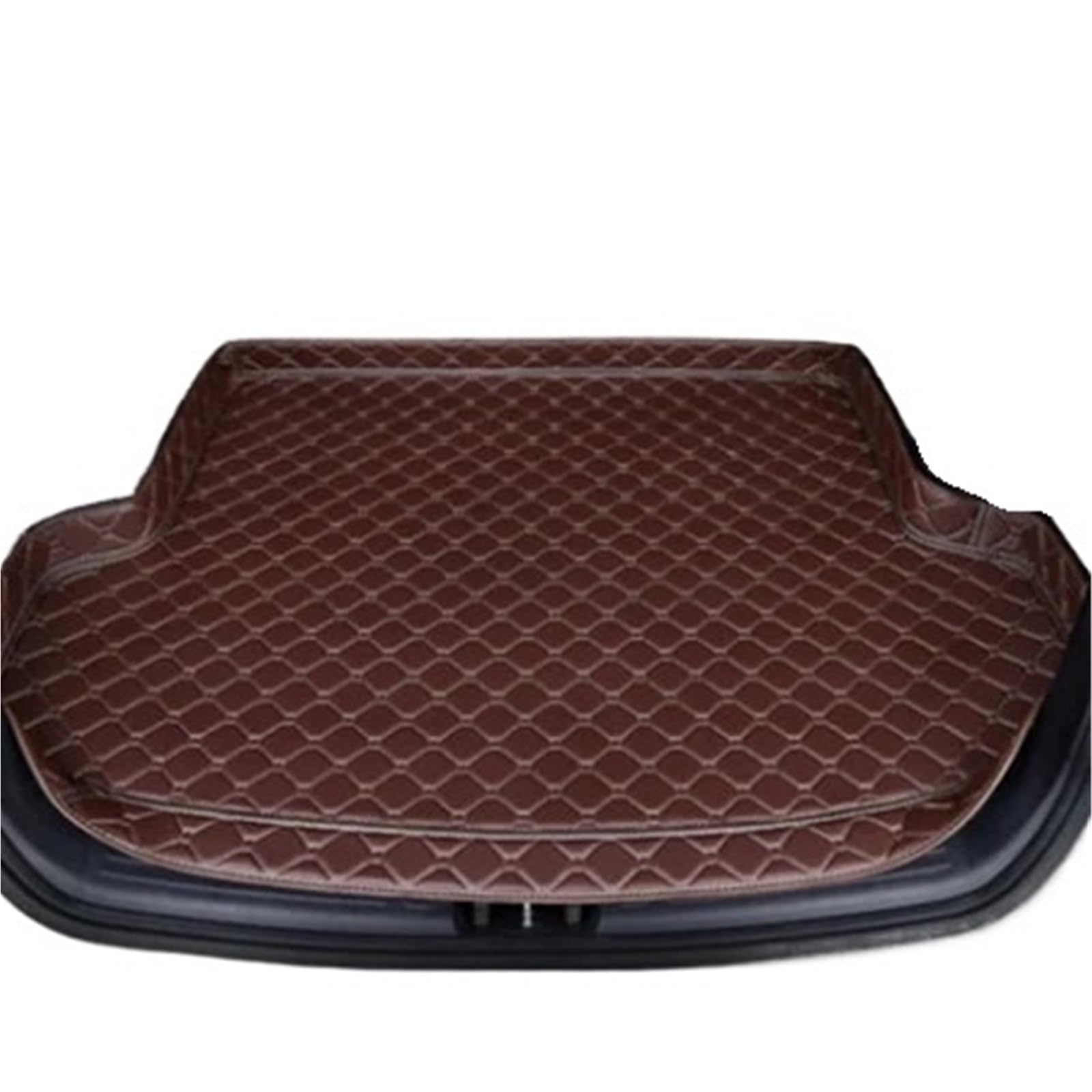 Car Trunk Liner Hohe Seite Kofferraummatte Fit Für Volkswagen Beetle 2012 2013 2014 2015 2016 2017 2018 Kofferraumwanne(Reddish Brown) von XFYESL