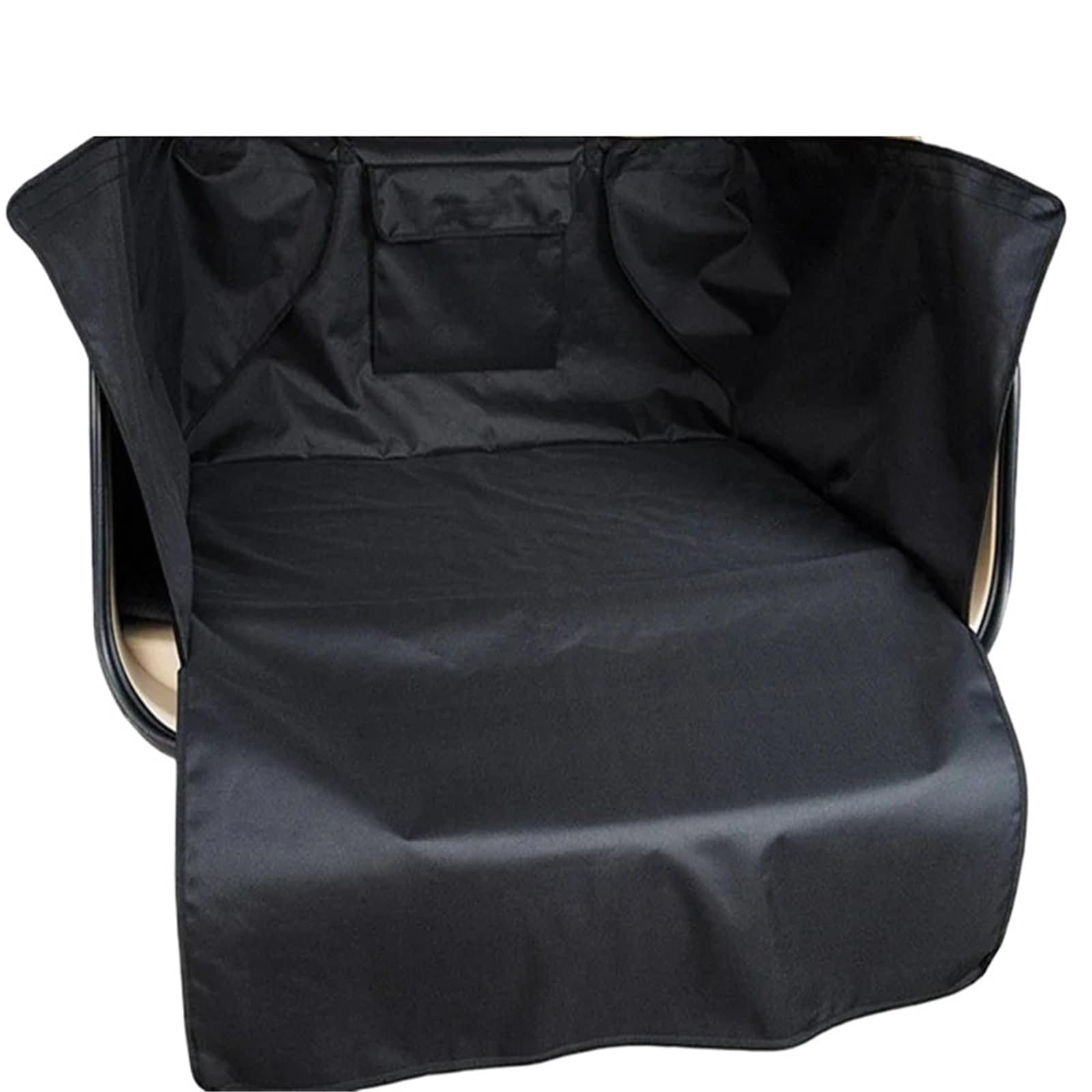 Car Trunk Liner Hunde-Autositzbezug, Haustier-Reise-Hundeträger, Kofferraummatte, wasserdicht, SUV-Cargo-Liner Kofferraumwanne(Black,132x104x43cm) von XFYESL
