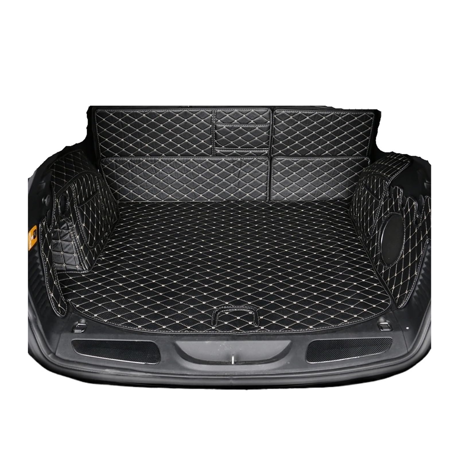 Car Trunk Liner Kofferraummatte für Jeep Grand Cherokee 2011–2020, Cargo-Liner, passend für 2018–2017, 2016–2015, 2014–2013, 2012 Kofferraumwanne(Orange) von XFYESL