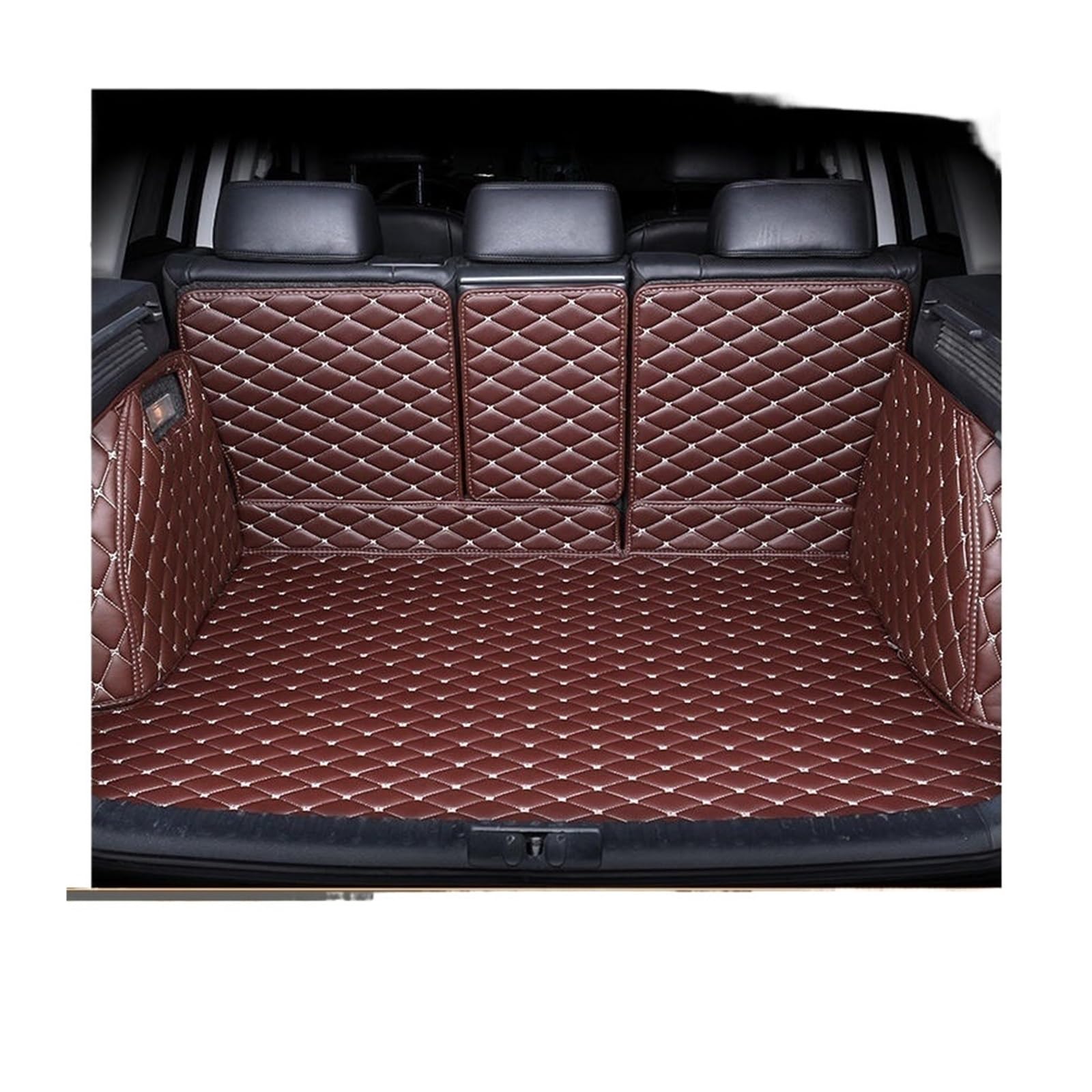 Car Trunk Liner Kofferraummatte passend für Renault Koleos 2009 2010 2011 2012 2013 2014 Cargo-Liner Teppich Innenzubehör Abdeckung Kofferraumwanne(F) von XFYESL