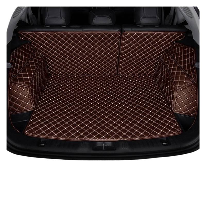 Car Trunk Liner Kofferraummatten passend für Hyundai Tucson 2006–2014 2015 2016 2017 2018 2019 2020 2021 2022–2025 Kofferraumwanne(Coffee,2021-2025) von XFYESL