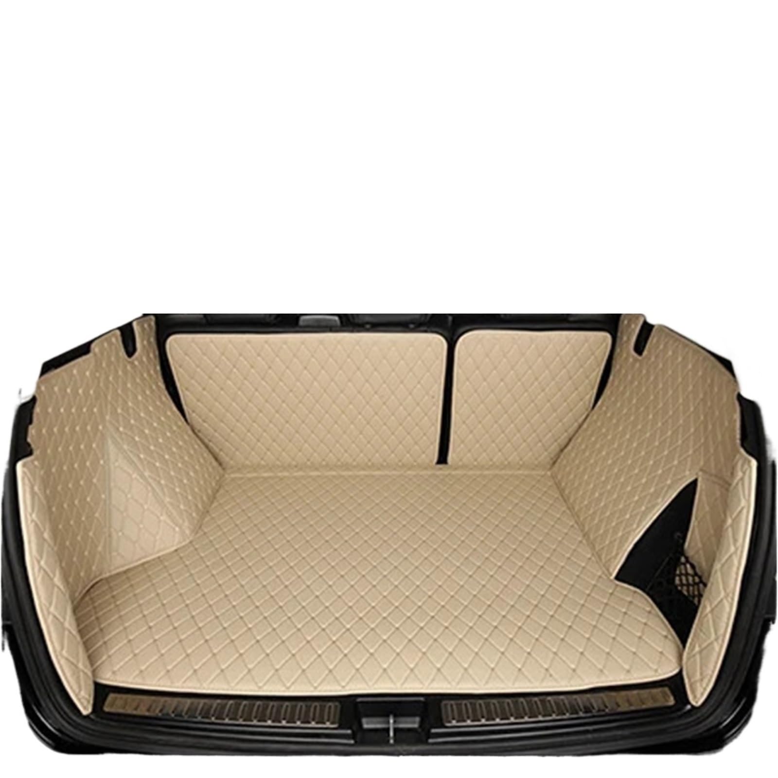 Car Trunk Liner Kofferraummatten passend für Mercedes Benz R 350 W251 6 Sitze 2017–2006, wasserdichte Kofferraumteppiche, Cargo-Liner-Matte Kofferraumwanne(Full Set Off-White) von XFYESL