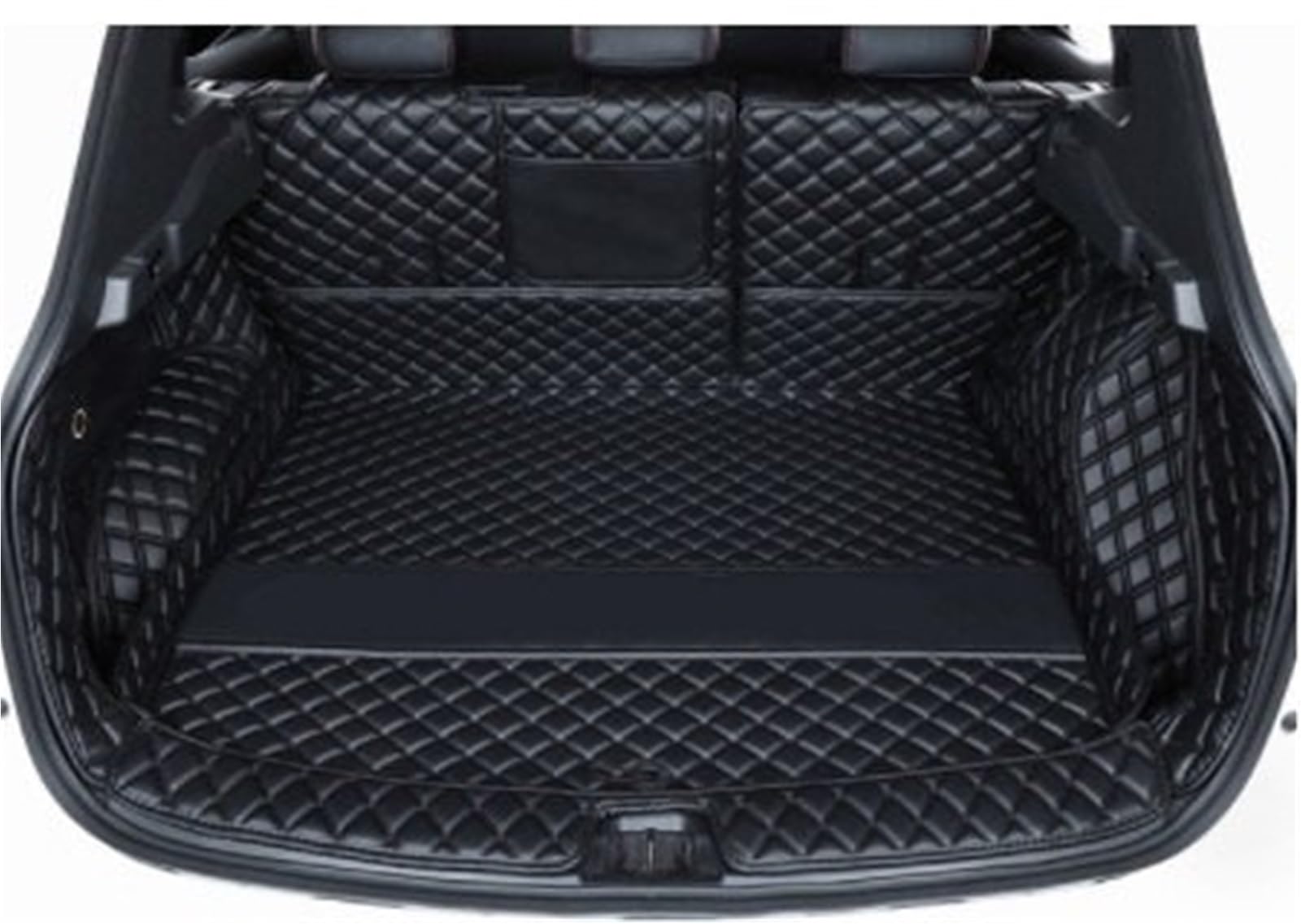 Car Trunk Liner Kofferraummatten passend für Nissan Qashqai J10 2007 2008 2009 2010 2011 Anti-Schmutz-Schutzschale Cargo-Liner Zubehör Kofferraumwanne(Full Set Black) von XFYESL