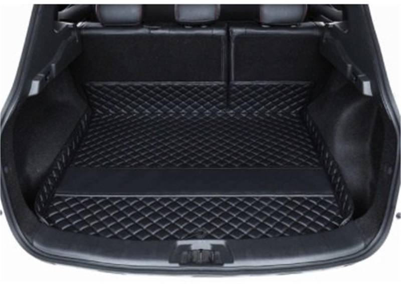 Car Trunk Liner Kofferraummatten passend für Nissan Qashqai J10 2007 2008 2009 2010 2011 Anti-Schmutz-Schutzschale Cargo-Liner Zubehör Kofferraumwanne(Half Set Black) von XFYESL