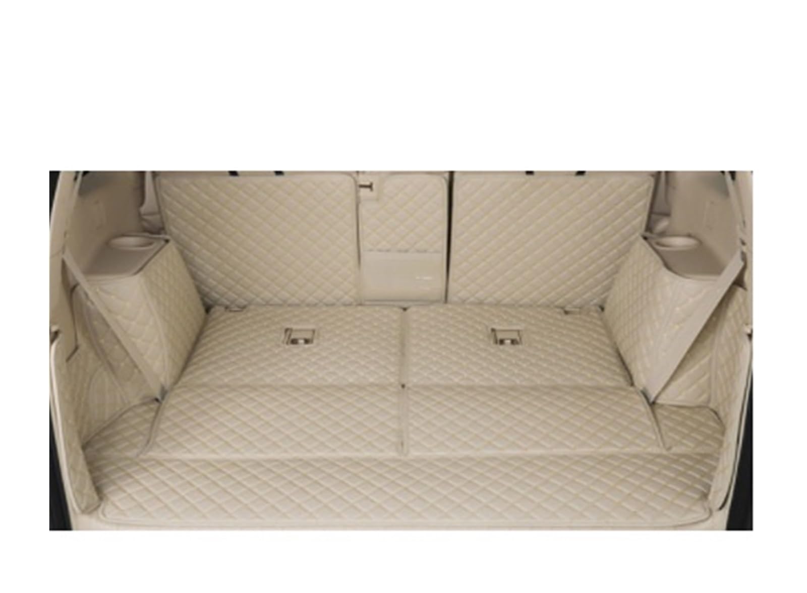 Car Trunk Liner Kofferraummatten passend für Toyota Prado 150 2010 2011 2012 2013 2017 2018 Anti-Schmutz-Schutzschale Cargo-Liner Kofferraumwanne(H) von XFYESL