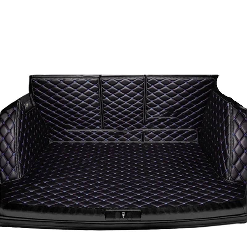 Car Trunk Liner Kofferraumwanne passend für Avatr 07 2024 2025 2026 2027, wasserdichter Teppich, Kofferraummatte, Teppiche, Aufbewahrungsunterlage Kofferraumwanne(Black Blue-1) von XFYESL