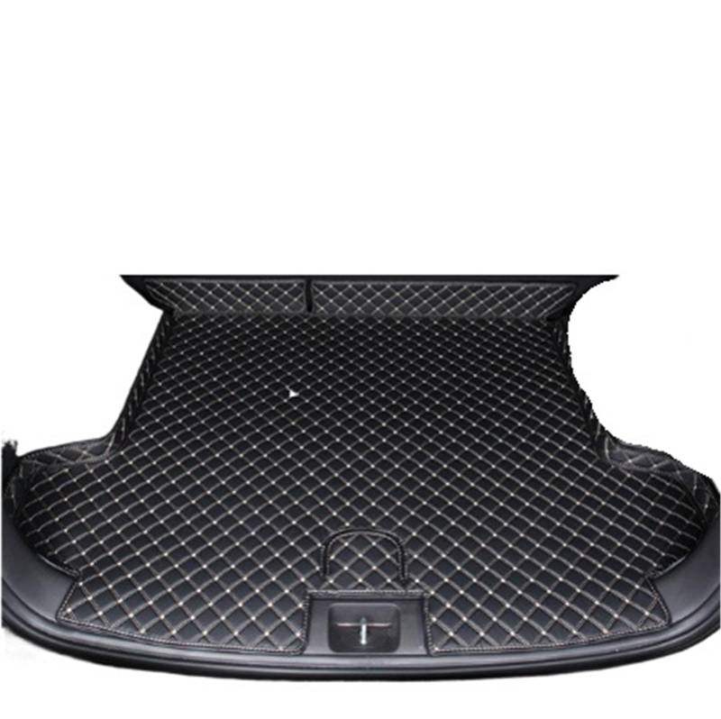 Car Trunk Liner Leder Kofferraum Matte Fit Für Hyundai Tucson 2016 2017 2018 2019 2020 SUV Cargo-Liner Kofferraumwanne(Black Beige 1) von XFYESL