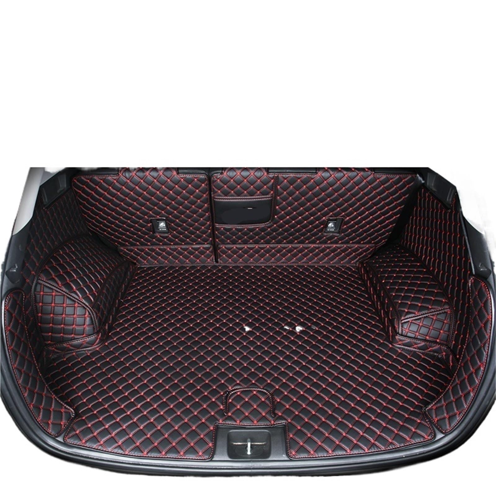 Car Trunk Liner Leder Kofferraum Matte Fit Für Hyundai Tucson 2019 2020 SUV Cargo-Liner Zubehör Innen Boot Kofferraumwanne(B) von XFYESL