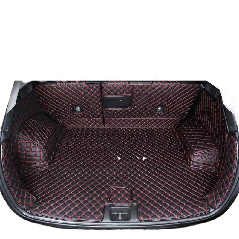Car Trunk Liner Leder Kofferraum Matte Fit Für Hyundai Tucson 2019 2020 SUV Cargo-Liner Zubehör Innen Boot Kofferraumwanne(B) von XFYESL