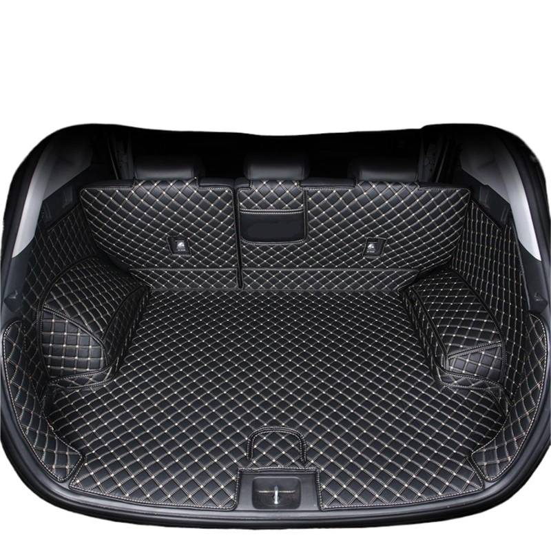 Car Trunk Liner Leder Kofferraum Matte Fit Für Hyundai Tucson 2019 2020 SUV Cargo-Liner Zubehör Innen Boot Kofferraumwanne(C) von XFYESL
