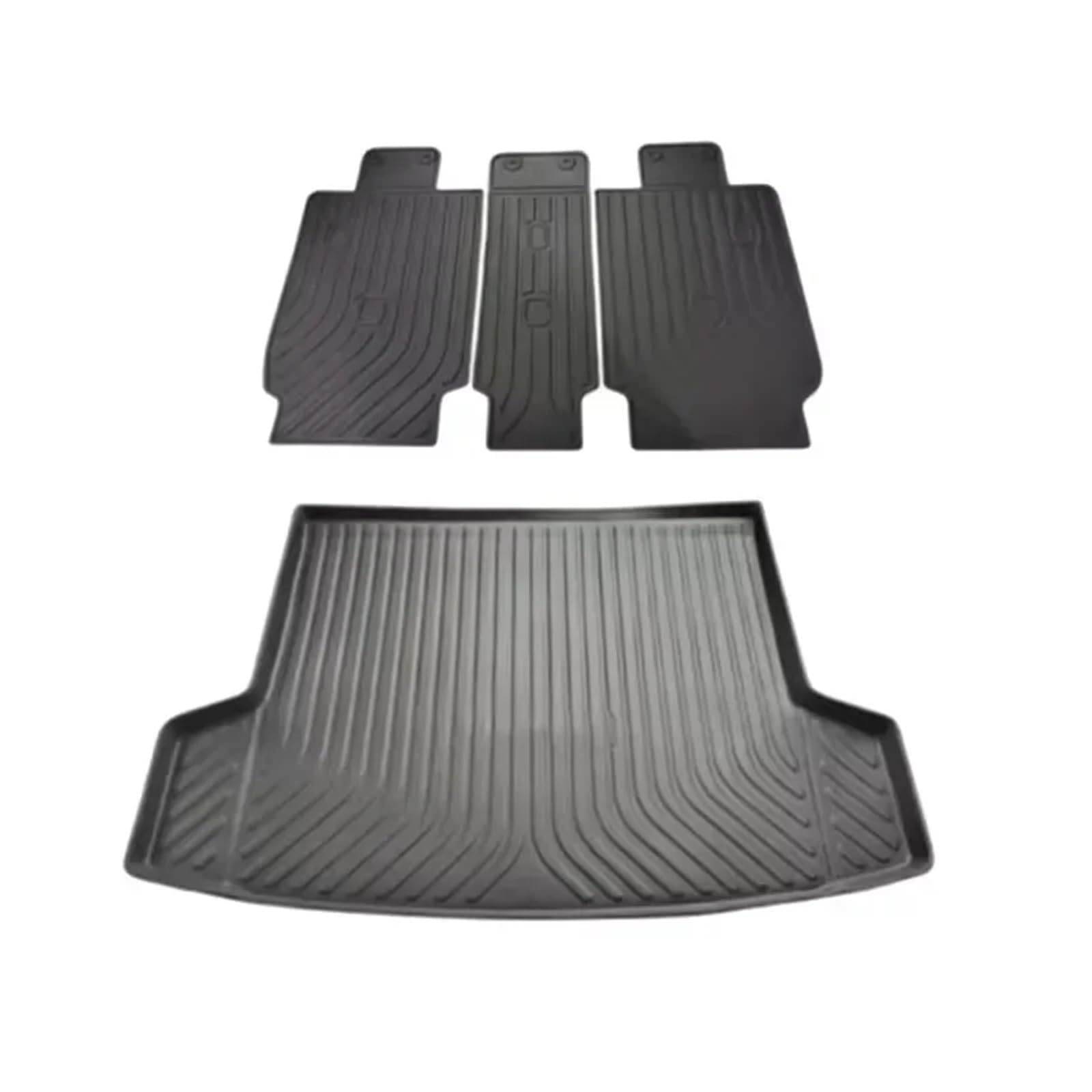 Car Trunk Liner Passend für BMW X1 U11 U12 2023 2024 2025 IX1 Auto TPE Kofferraum Fußmatten Cargo Pad Teppich Kratzfester Innenraum Kofferraumwanne(Trunk Back Seat Mat) von XFYESL