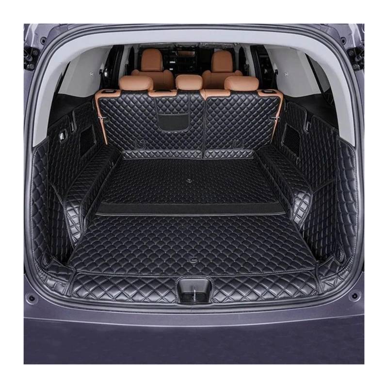 Car Trunk Liner Passend für Great Wall New Haval H5 2024. Passende Kofferraummatte, langlebiger Teppich für den hinteren Stauraum Kofferraumwanne(A Black) von XFYESL