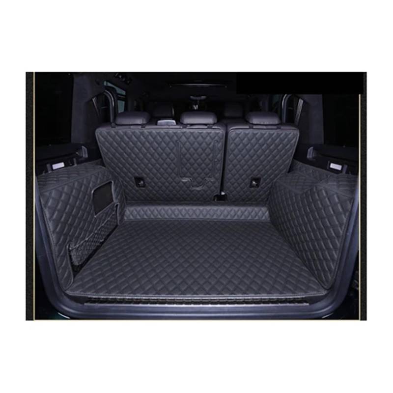Car Trunk Liner Passend für Mercedes Benz G 63 AMG W464 2022, langlebige Kofferraumteppiche, Cargo-Liner-Matte für G63 2021–2019 Kofferraumwanne(Black Half Set) von XFYESL