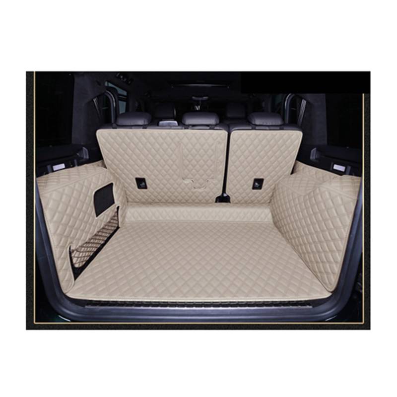 Car Trunk Liner Passend für Mercedes Benz G 63 AMG W464 2022, langlebige Kofferraumteppiche, Cargo-Liner-Matte für G63 2021–2019 Kofferraumwanne(White Set) von XFYESL