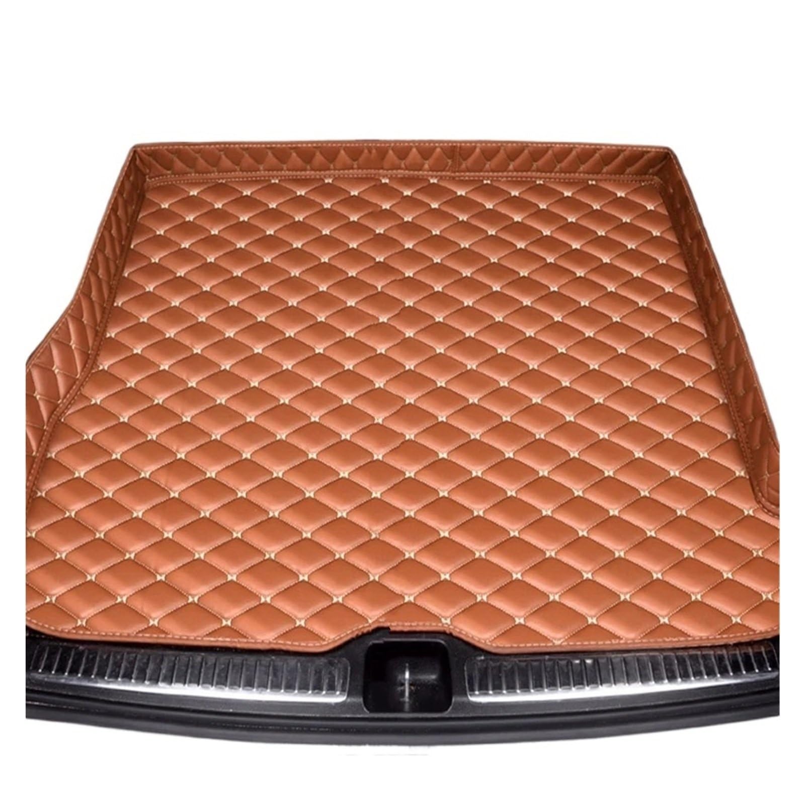 Car Trunk Liner Passend für Volvo XC60 2021 2020 2019 2018 Kofferraummatte Anti-Schmutz-langlebiges Leder-Teppich-Schutzpolster Kofferraumwanne(02) von XFYESL