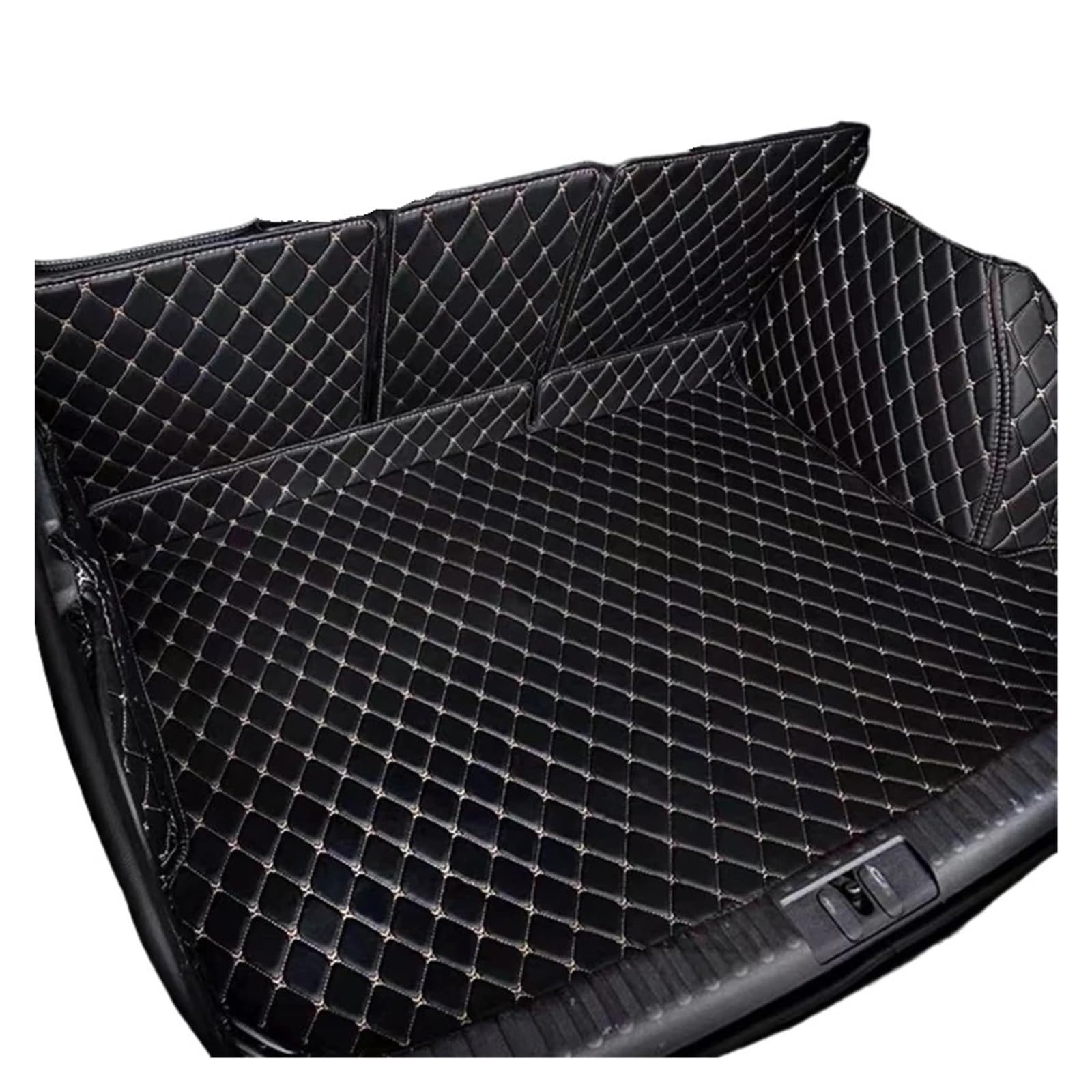 Car Trunk Liner Passend für Volvo XC60 2021 2020 2019 2018 Kofferraummatte Anti-Schmutz-langlebiges Leder-Teppich-Schutzpolster Kofferraumwanne(15) von XFYESL