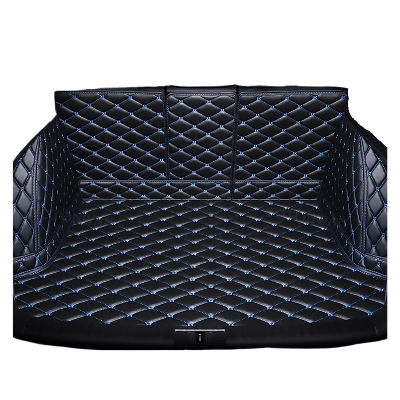 Car Trunk Liner Passend für Volvo XC60 2021 2020 2019 2018 Kofferraummatte Anti-Schmutz-langlebiges Leder-Teppich-Schutzpolster Kofferraumwanne(17) von XFYESL