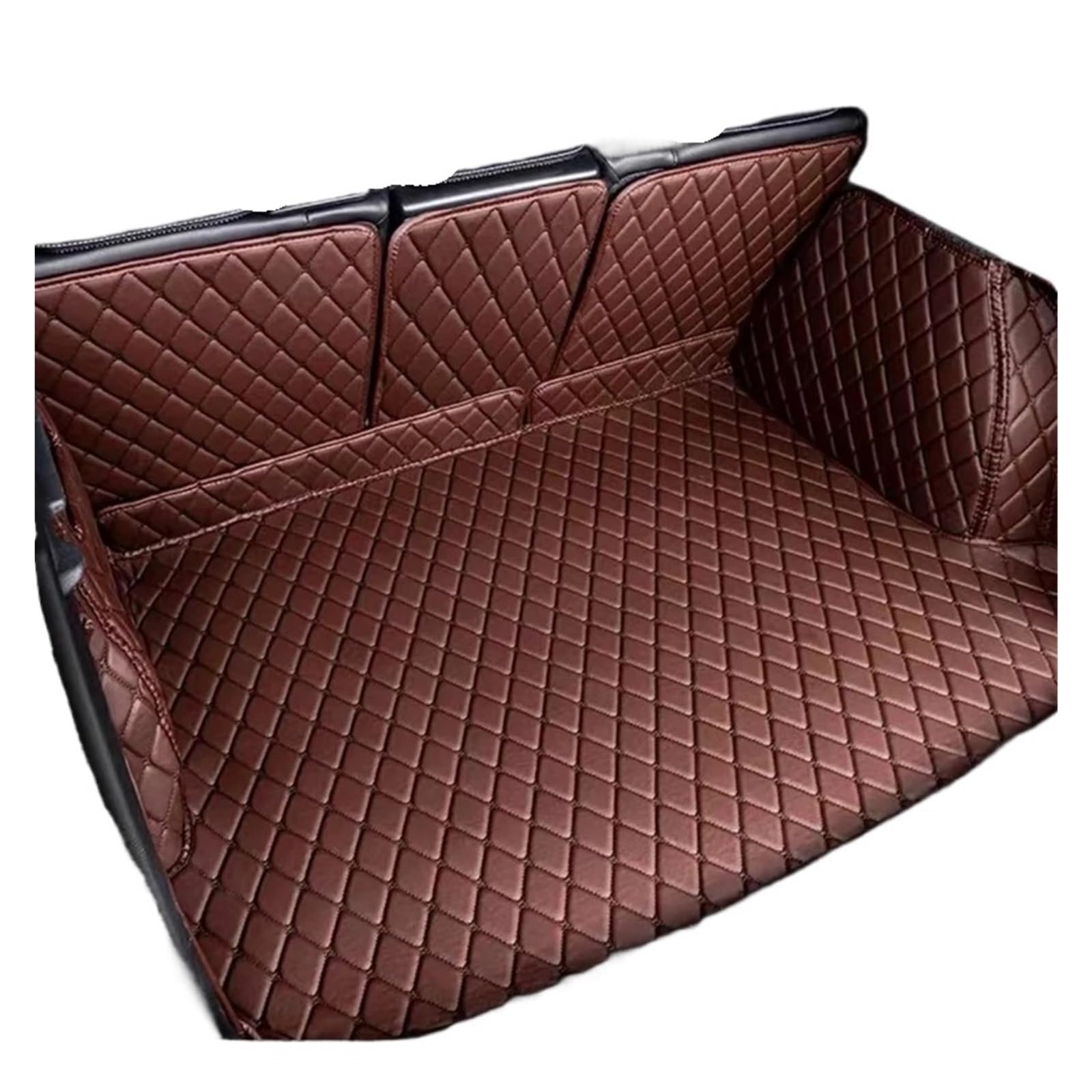 Car Trunk Liner Passend für Volvo XC60 2021 2020 2019 2018 Kofferraummatte Anti-Schmutz-langlebiges Leder-Teppich-Schutzpolster Kofferraumwanne(19) von XFYESL