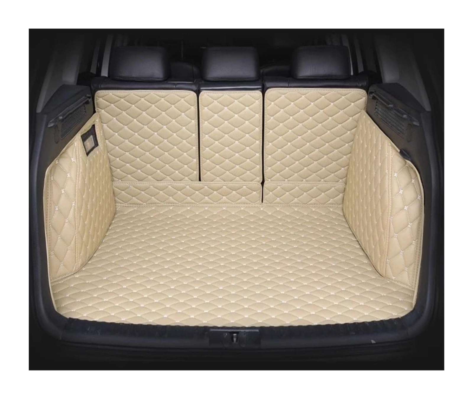 Car Trunk Liner Vollständige Abdeckung Kofferraummatten Fit Für Mercedes Benz GLE W166 W167 GLE Coupe C292 C167 Innen Kofferraumwanne(D,for GLE 7 Seat 2020-2022) von XFYESL