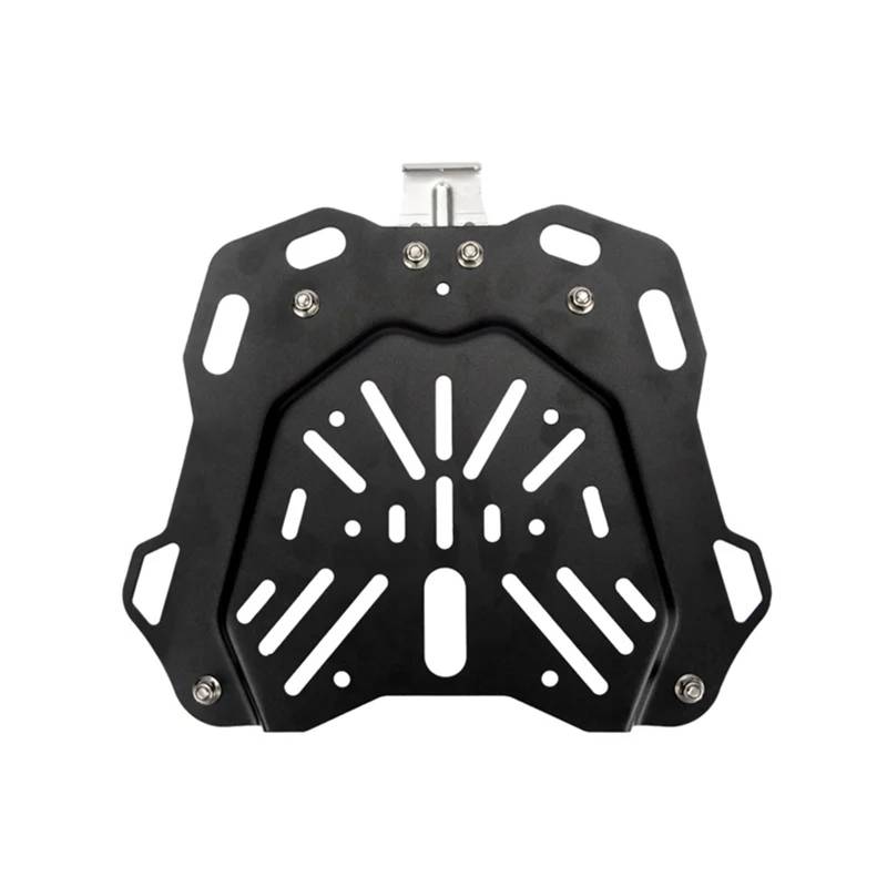 Gepäckträger Verstärkter hinterer Regalumbau-Racks Gepäckträger Universal-Motorradzubehör 45L hinterer Rahmen Motorrad-Hintersitzhalterung von XFYESL