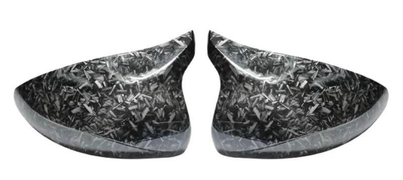 Passend für Audi A3 S3 8V RS3, Ersatz-Seitenspiegelabdeckungen, Kappen in Carbon-Optik, 2013–2019.(Forged Grain) von XFYESL