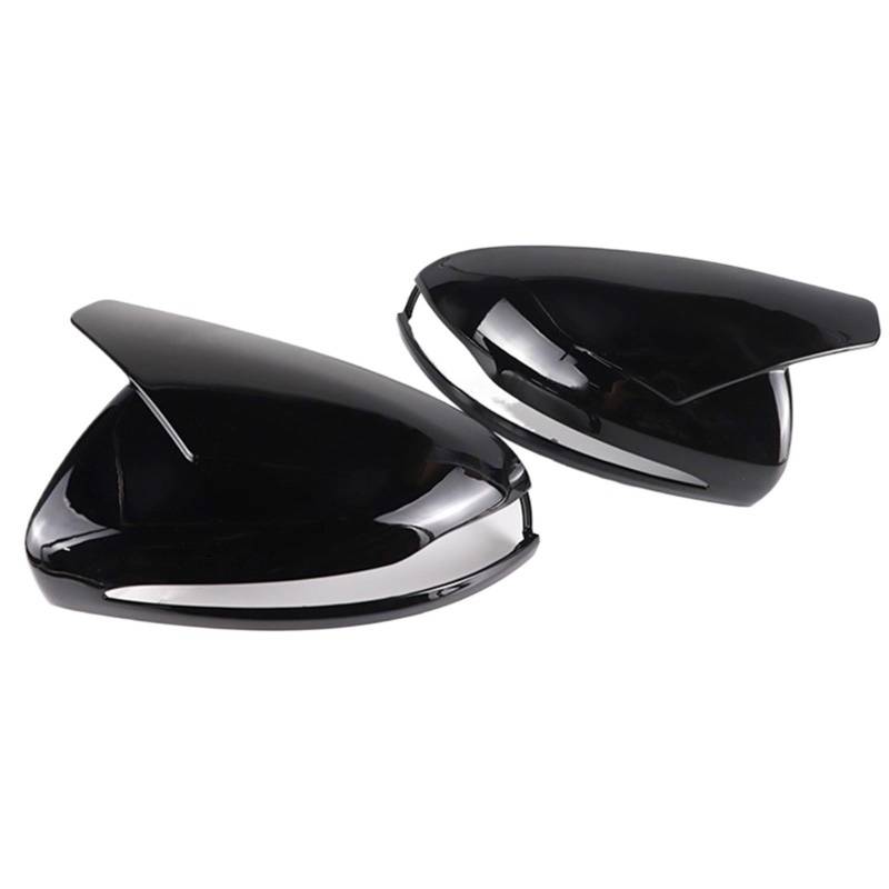 Passend für Mercedes, passend für Benz C GLC SE-Klasse W205 X253 W222 W213 W238. Ersatz-Abdeckkappen für die Seitenrückspiegel in Carbonschwarz.(Black-2) von XFYESL