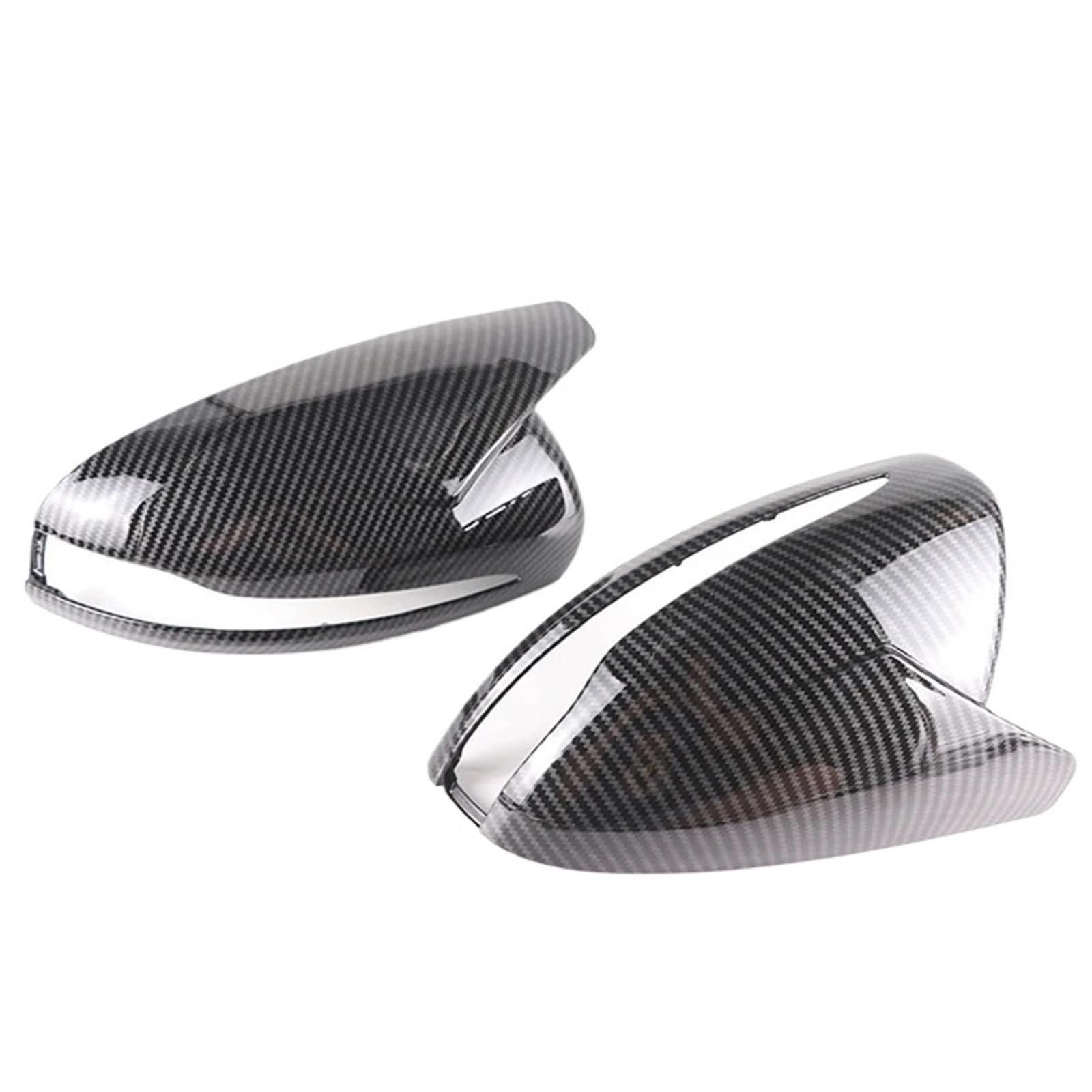 Passend für Mercedes, passend für Benz C GLC SE-Klasse W205 X253 W222 W213 W238. Ersatz-Abdeckkappen für die Seitenrückspiegel in Carbonschwarz.(Carbon pattern-2) von XFYESL