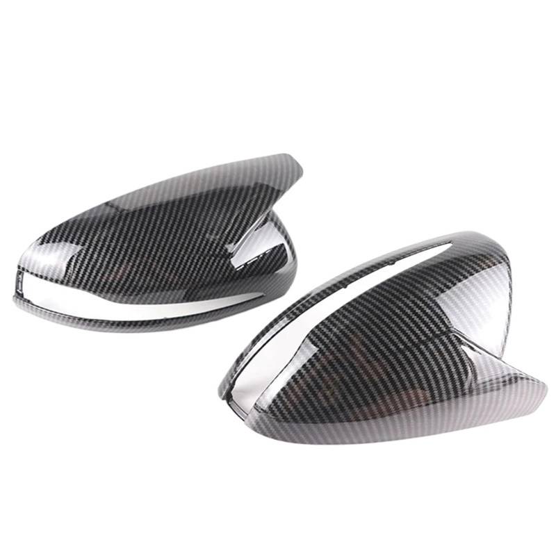 Passend für Mercedes, passend für Benz C GLC SE-Klasse W205 X253 W222 W213 W238. Ersatz-Abdeckkappen für die Seitenrückspiegel in Carbonschwarz.(Carbon pattern-2) von XFYESL