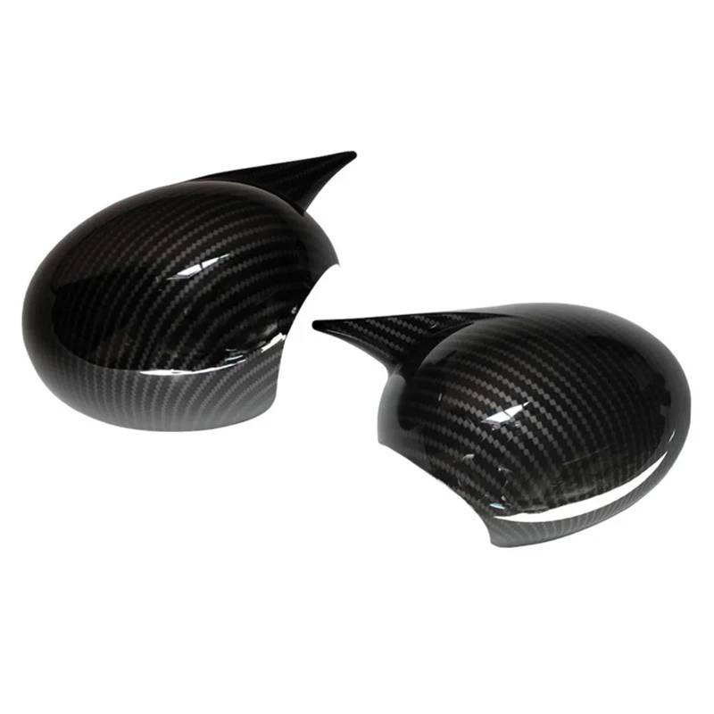 Passend für Mini Cooper R50 R52 R53, 2 Stück Abdeckkappen für die Rückspiegel.(Gloss Black) von XFYESL