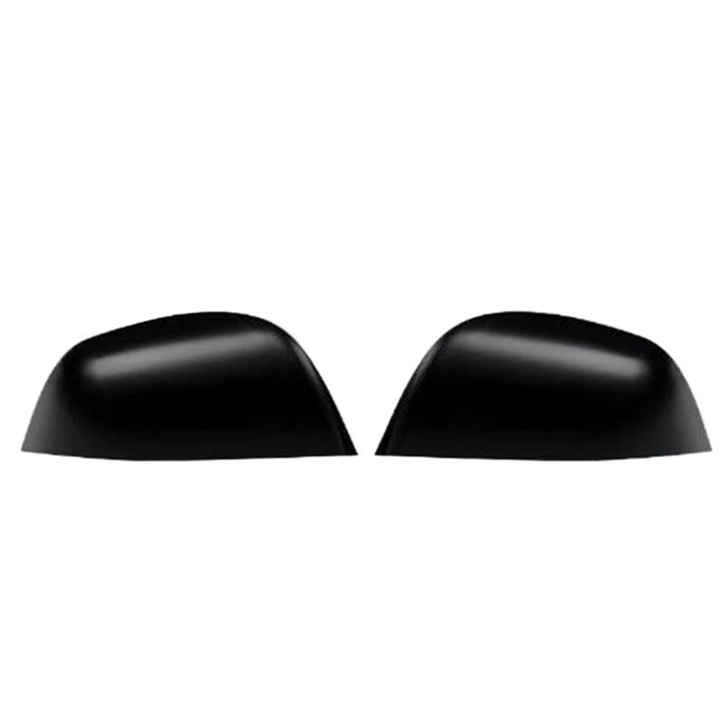 Passend für Tesla Model 3 Highland, passend für Model Y, ABS-Rückspiegel, dekorative Schale aus Kohlefaser.(3 Matte Black) von XFYESL