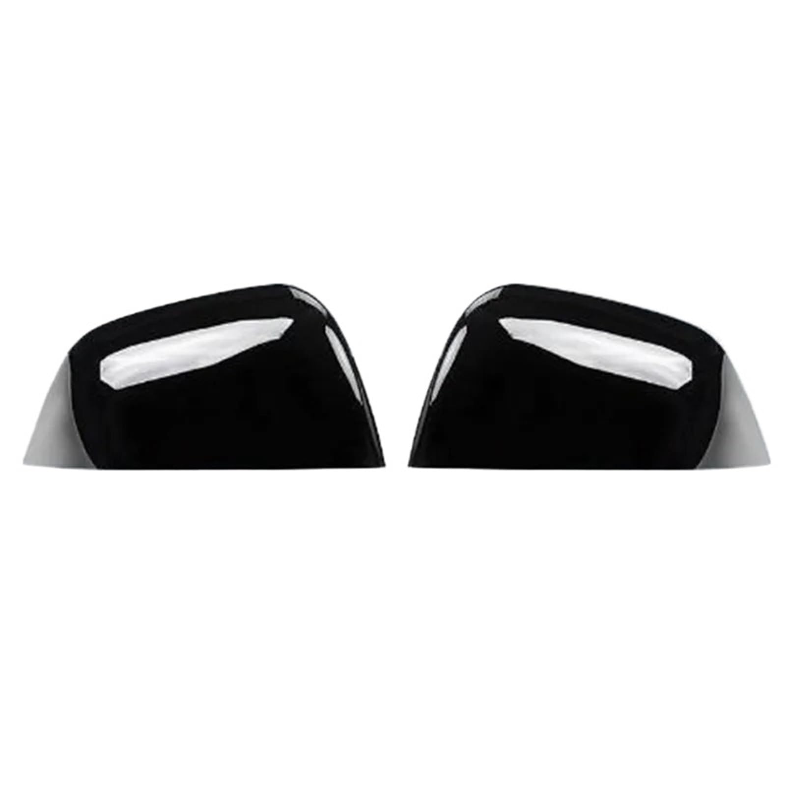 Passend für Tesla Model 3 Highland, passend für Model Y, ABS-Rückspiegel, dekorative Schale aus Kohlefaser.(Y Bright Black) von XFYESL