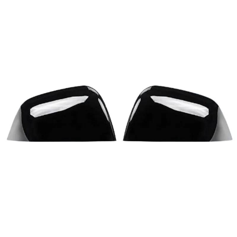 Passend für Tesla Model 3 Highland, passend für Model Y, ABS-Rückspiegel, dekorative Schale aus Kohlefaser.(Y Bright Black) von XFYESL