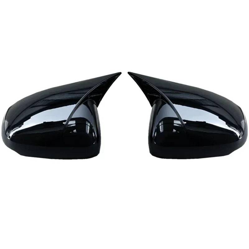Seitenspiegel-Abdeckkappen passend für Mercedes Benz W177 A CLA-Klasse C118 V177 2019 2020 CLA200 CLA250 CLA35 CLA45S Limousine A180.(ABS Black) von XFYESL