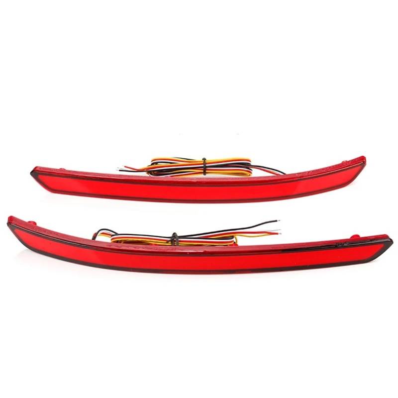 XFYESL Rücklicht Komp LED Auto Heckstoßstange Reflektoren Licht für VW Volkswagen Tiguan L SUV 2017-2020 Blinker Lampe Rücklicht Auto Rear Light Assemblies(Left and Right) von XFYESL