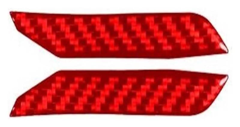 Für B&ENZ S-Klasse W222 2013-2020 Carbon Fiber Armaturenbrett Entlüftungsauslass Seitenverkleidung Verkleidung Auto Innenzubehör Aufkleber Autoverkleidung(Red) von XGHGZPLPYG
