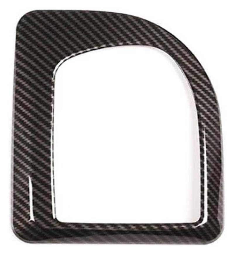 Für B&MW 5er E60 2004-2007 Carbonfaser Textur Auto Mittelkonsole Schalthebelfeld Außenrahmenabdeckung Dekorationsverkleidung Autoverkleidung von XGHGZPLPYG