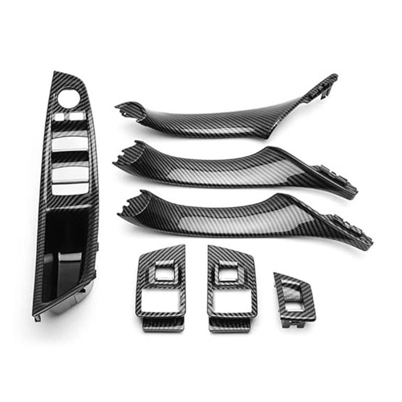 Für BM&W Für F10 F11 Lifter Button Autofenster 7 Teilig Schalter Türgriff Innere Armlehne Panel Trim Cover Autoverkleidung(High Match) von XGHGZPLPYG