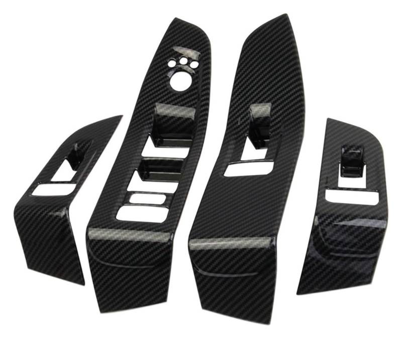 Für Je&ep Für Grand Cherokee 2021 2022 Lifter Button Autofenster Kohlefaserglas Schalterabdeckung Verkleidung Tür Armlehne Panel Autoverkleidung von XGHGZPLPYG
