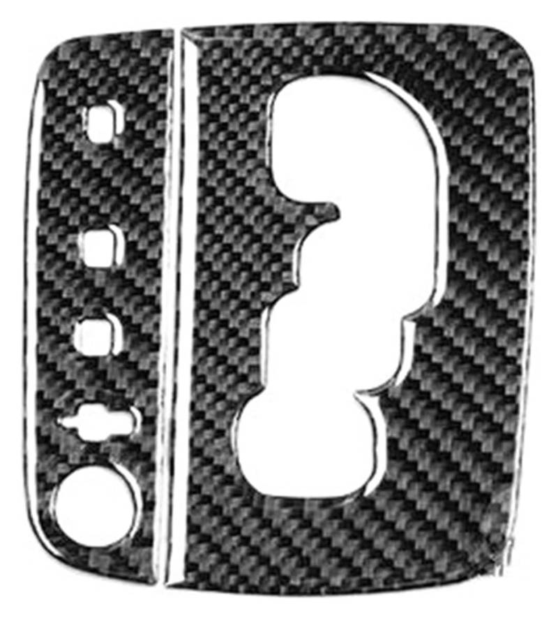 Für M&ercedes Für B&ENZ B W245 2005-2011 2 Teilige Echtkohlefaser Getriebeaufkleber Schalttafel Auto Innenabdeckung Dekorationsverkleidung Autoverkleidung von XGHGZPLPYG