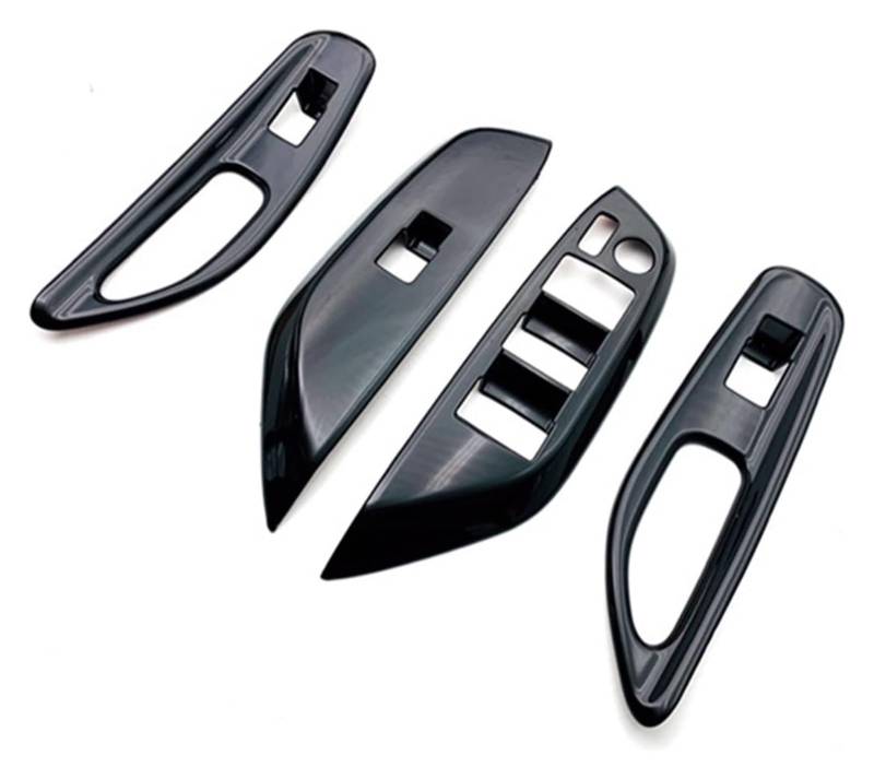 Für Mazda 2 2022 2023 Heber Taste Auto Glänzend Schwarz Fenster Glas Schalter Abdeckung Trim Tür Armlehne Panel Autoverkleidung von XGHGZPLPYG
