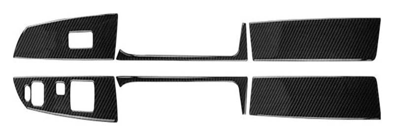 Für Mazda RX8 RX-8 Für SE3P Für JM1FE 2004-2008 Outlet Trim Auto Streifen Styling Aufkleber Fensterheber-Taste Schalter Panel Abdeckung Aufkleber Autoverkleidung von XGHGZPLPYG