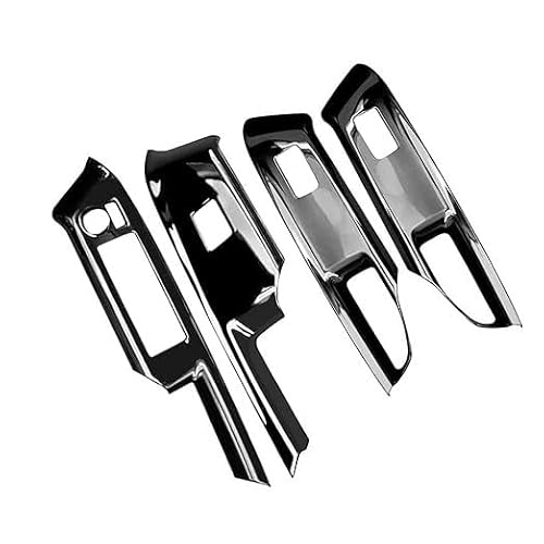 Für T&oyota Für Aqua 2021 2022 Auto Glänzend Schwarz Fenster Glas Lift Button Switch Cover Trim Tür Armlehne Panel Autoverkleidung von XGHGZPLPYG
